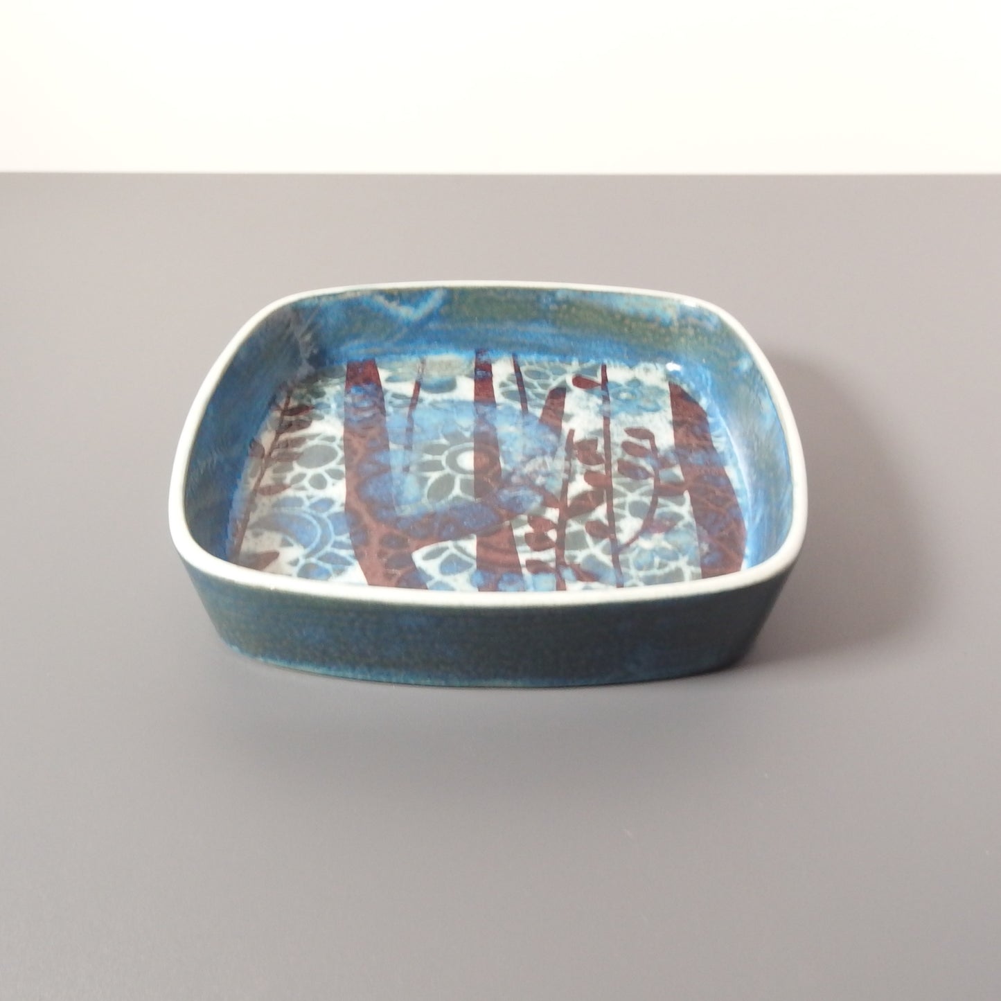 【北欧 ヴィンテージ】Royal copenhagen (ロイヤルコペンハーゲン) Baca (バッカ)square plate