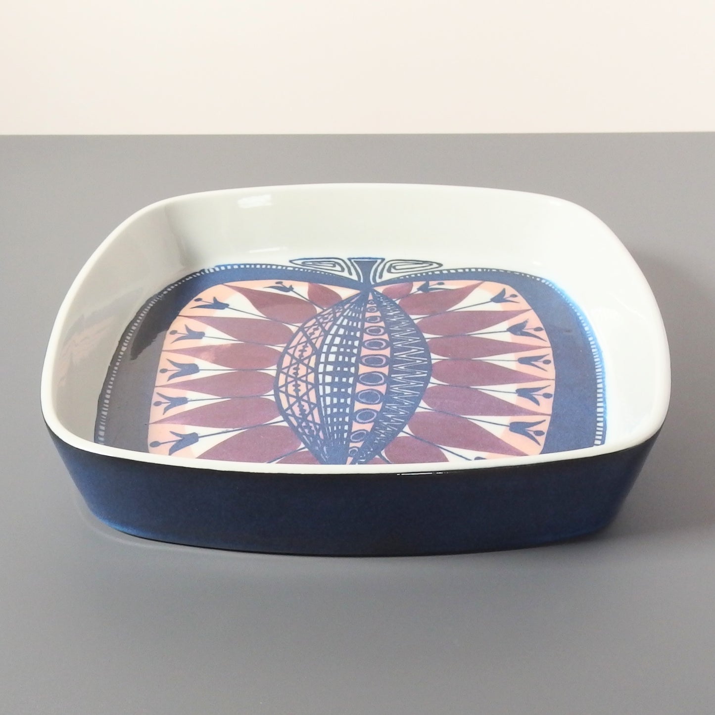 【北欧 ヴィンテージ】Royal copenhagen (ロイヤルコペンハーゲン) Tenera (テネラ)square plate