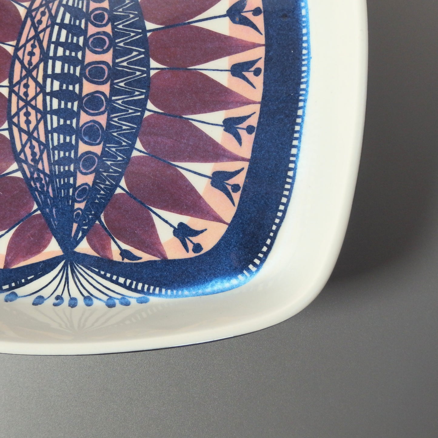 【北欧 ヴィンテージ】Royal copenhagen (ロイヤルコペンハーゲン) Tenera (テネラ)square plate