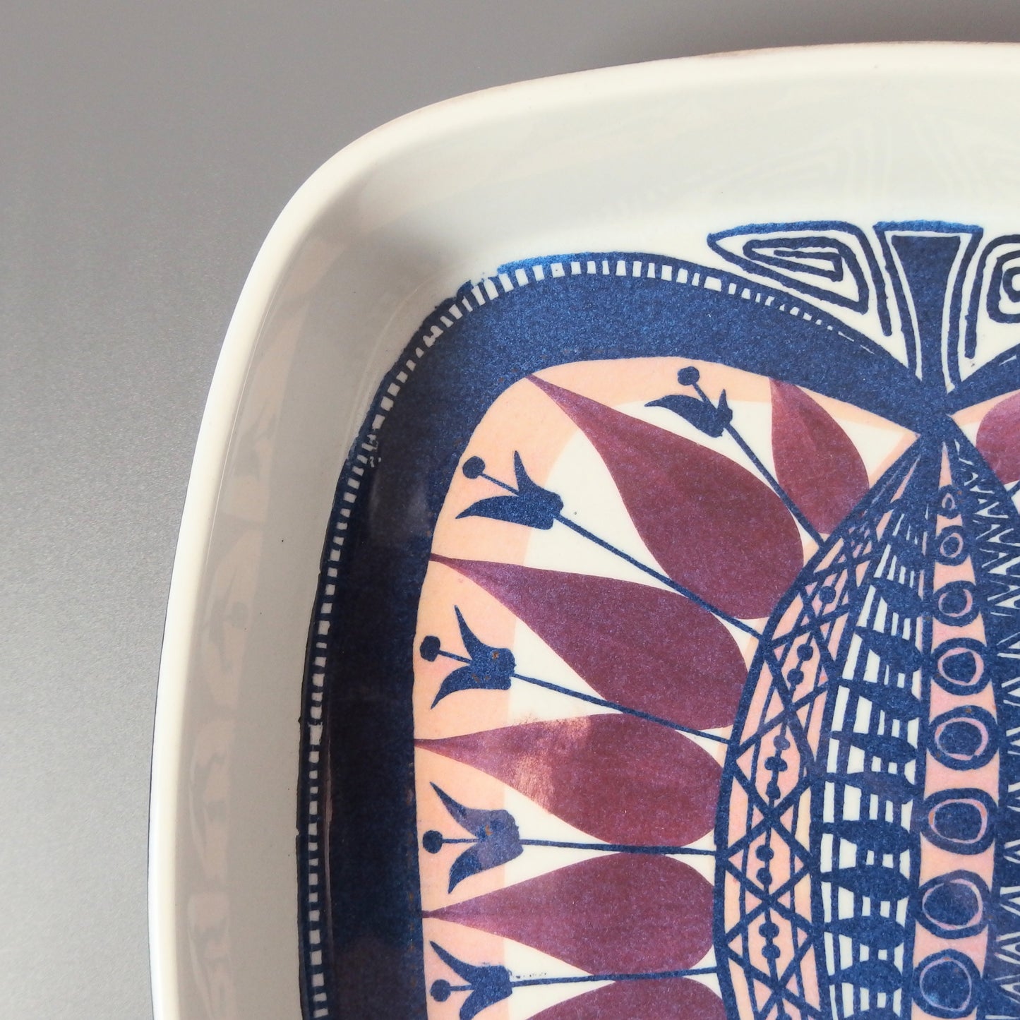 【北欧 ヴィンテージ】Royal copenhagen (ロイヤルコペンハーゲン) Tenera (テネラ)square plate