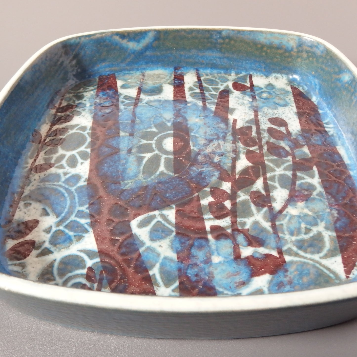 【北欧 ヴィンテージ】Royal copenhagen (ロイヤルコペンハーゲン) Baca (バッカ)square plate