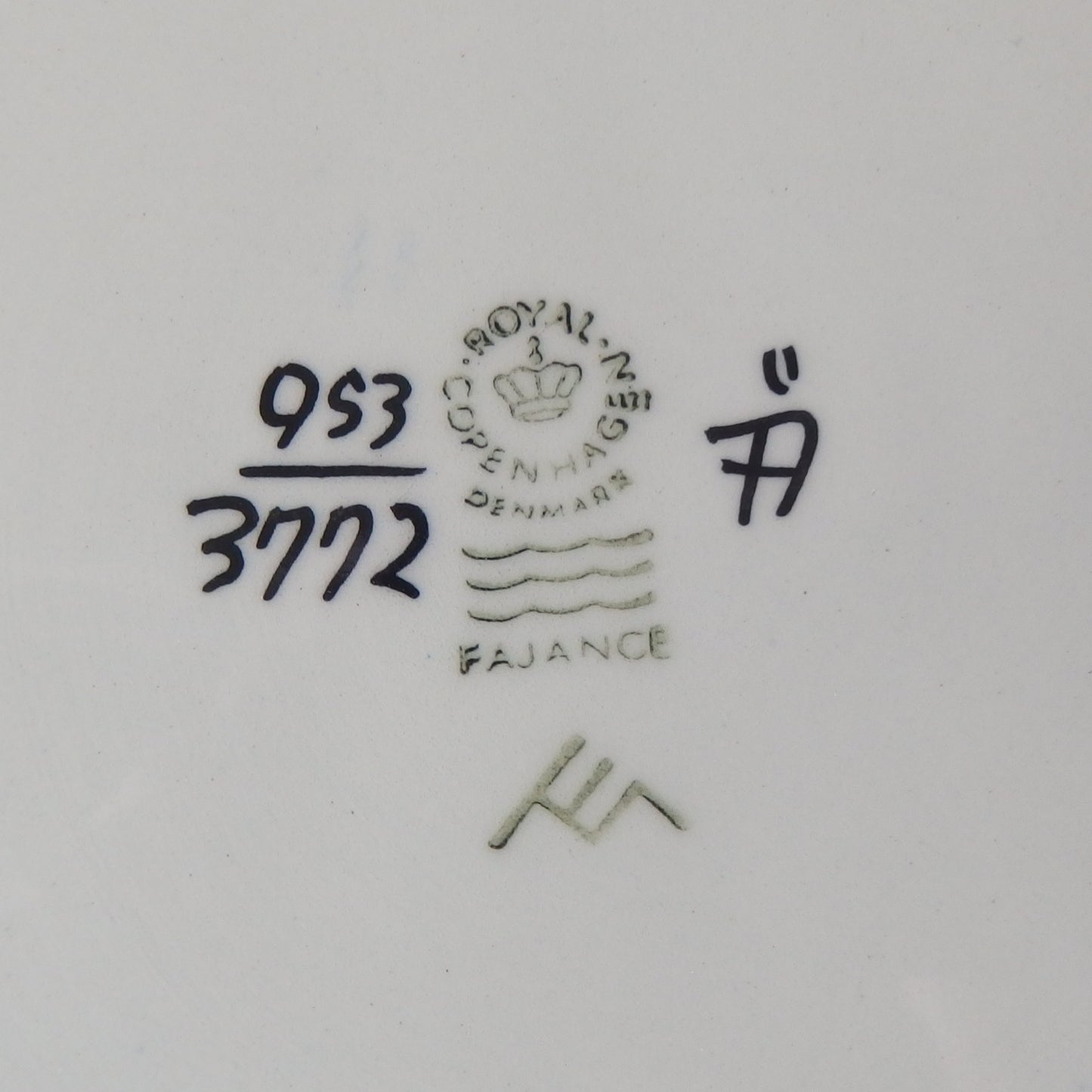 【北欧 ヴィンテージ】Royal copenhagen (ロイヤルコペンハーゲン) Baca (バッカ)square plate