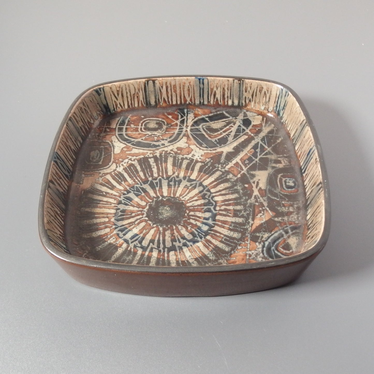 【北欧 ヴィンテージ】Royal copenhagen (ロイヤルコペンハーゲン) Baca (バッカ)square plate
