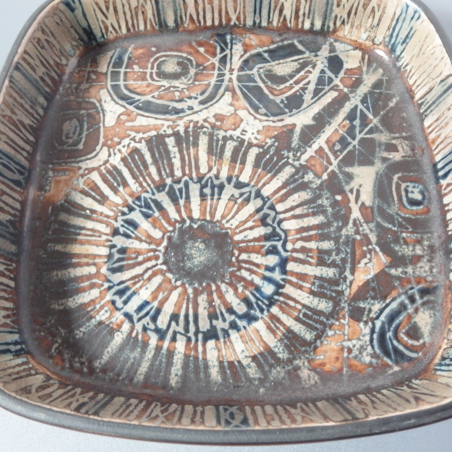 【北欧 ヴィンテージ】Royal copenhagen (ロイヤルコペンハーゲン) Baca (バッカ)square plate