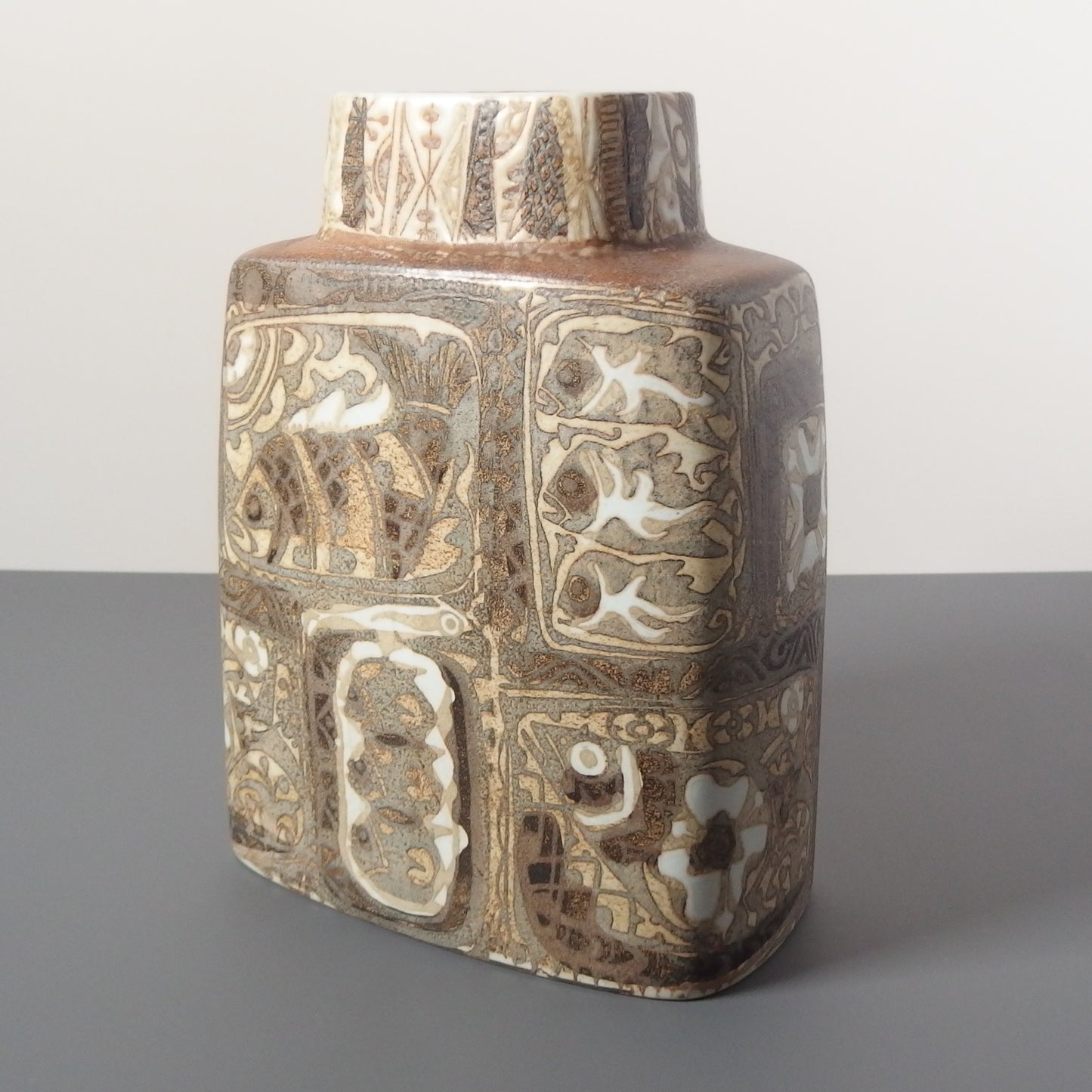 【北欧 ヴィンテージ】Royal copenhagen (ロイヤルコペンハーゲン) Baca (バッカ)vase fish