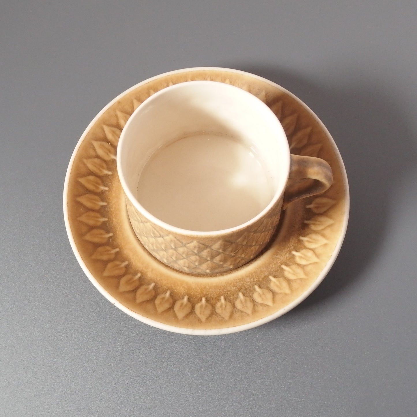 【北欧 ヴィンテージ】Quistgaard (クイストゴー) Relief (レリーフ) tea cup saucer