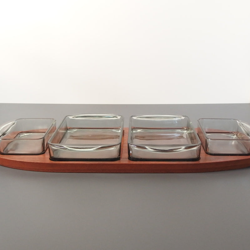 【北欧 ヴィンテージ】 デンマーク製 teak serving dish