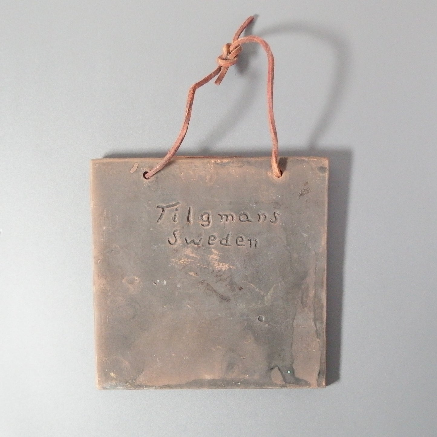 【北欧 ヴィンテージ】Tilgmans Keramik (ティルグマンズ ケラミック) wall plate