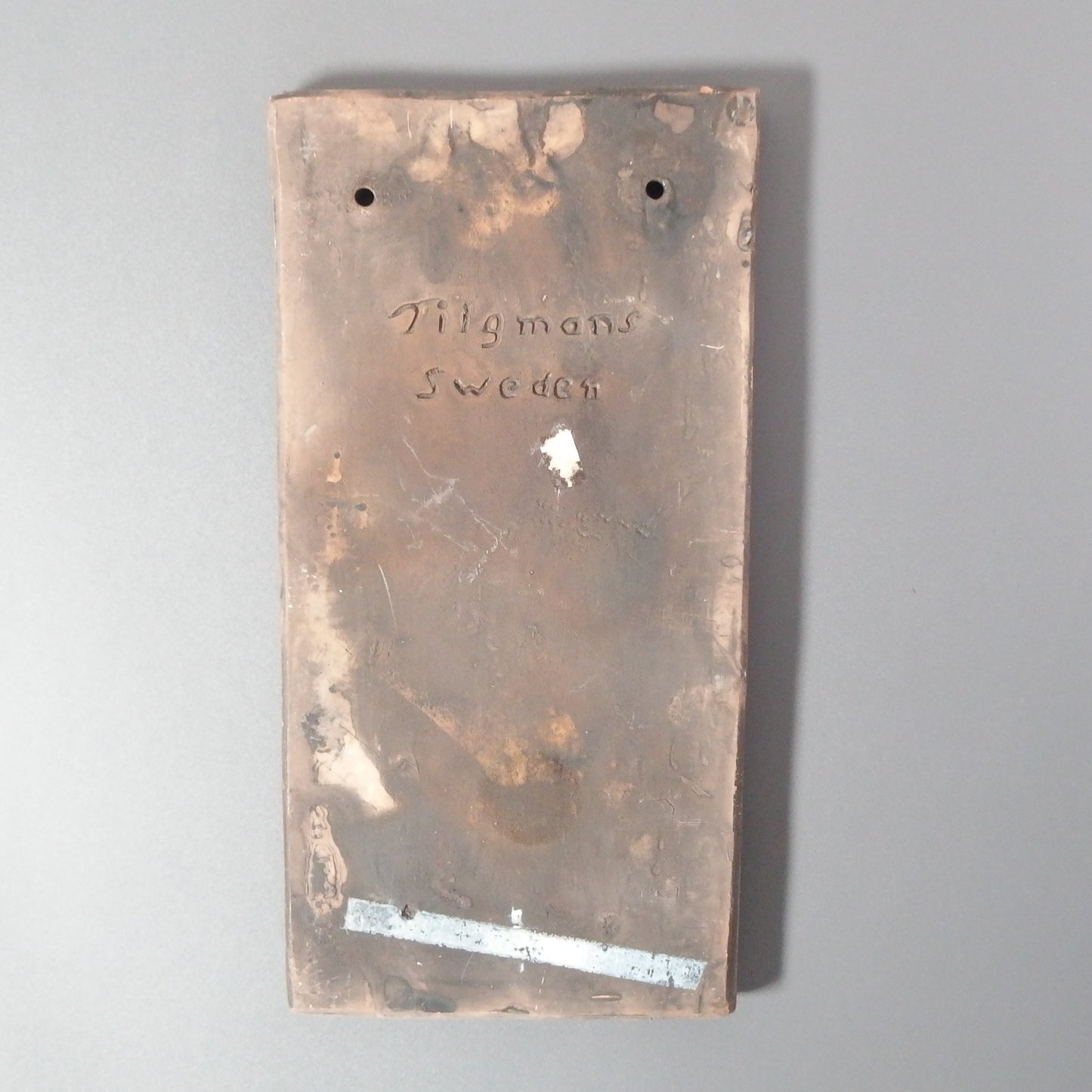 【北欧 ヴィンテージ】Tilgmans Keramik (ティルグマンズ ケラミック) wall plate butterfly