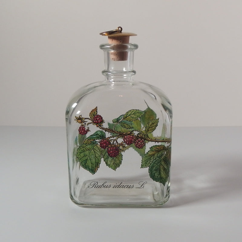 【北欧 デンマーク ヴィンテージ】Holmegaard (ホルムガード) liqueur bottle raspberry