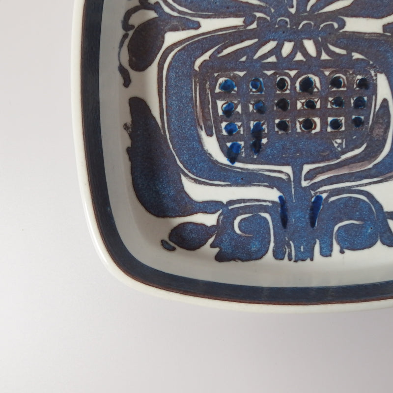 【北欧 デンマーク ヴィンテージ】Royal copenhagen (ロイヤルコペンハーゲン) Tenera (テネラ)square plate