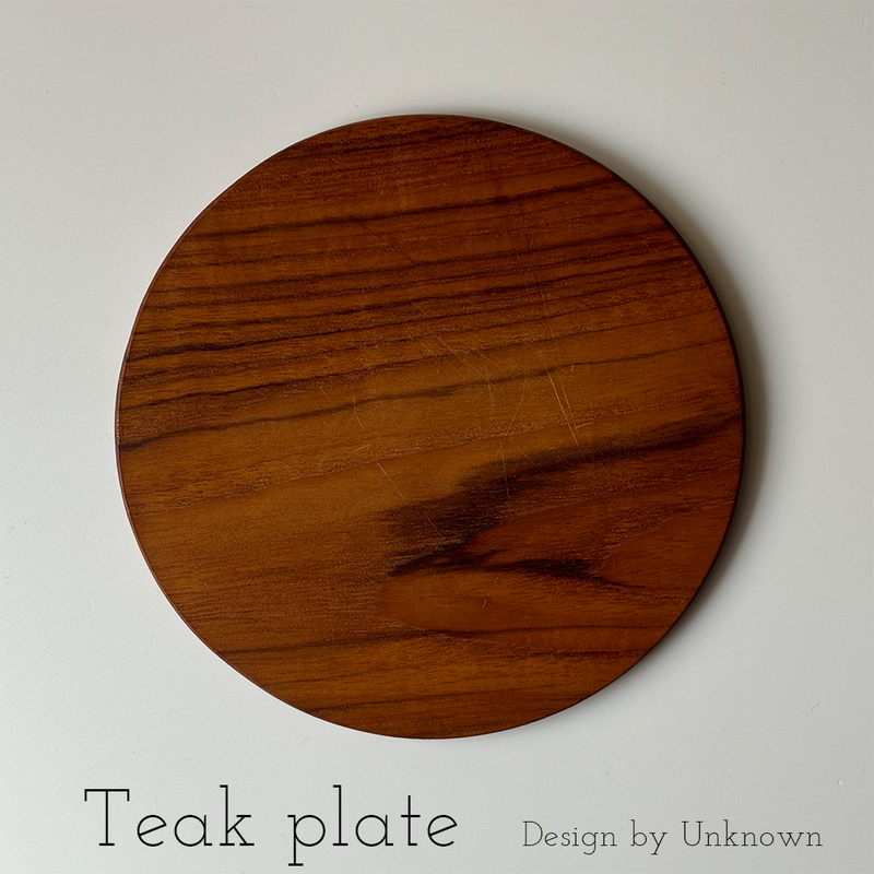 【北欧 ヴィンテージ】Teak plate