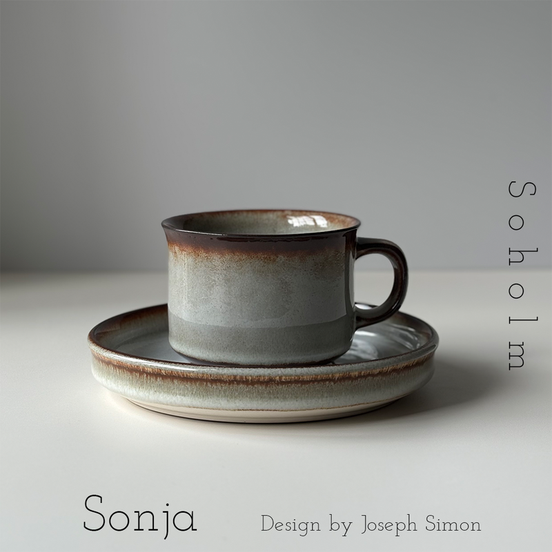 【北欧 デンマーク ヴィンテージ】Soholm(スーホルム) Sonja(ソニア) tea cup saucer
