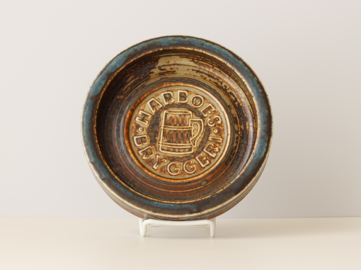 Royal Copenhagen(ロイヤルコペンハーゲン) Harboe Bryggeri 丸皿 | 北欧ヴィンテージ デンマーク