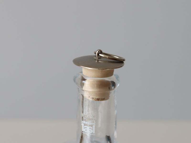 Riihimaen Lasi (リーヒマエンラシ) Nanny Still(ナニー・スティル)Lumitähti (ルミタハティ)Bottle/carafe H17.5cm │ 北欧 フィンランド ヴィンテージ 花瓶 カラフェ ボトル ガラス