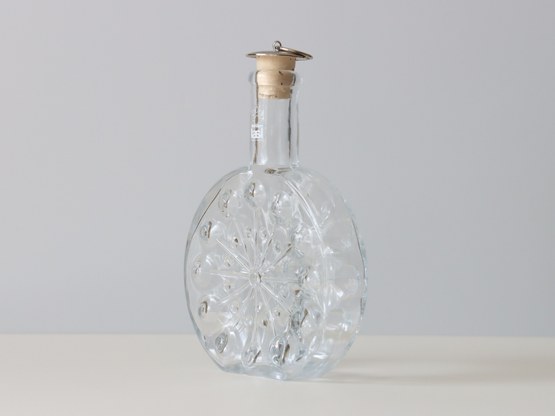 Riihimaen Lasi (リーヒマエンラシ) Nanny Still(ナニー・スティル)Lumitähti (ルミタハティ)Bottle/carafe H17.5cm │ 北欧 フィンランド ヴィンテージ 花瓶 カラフェ ボトル ガラス