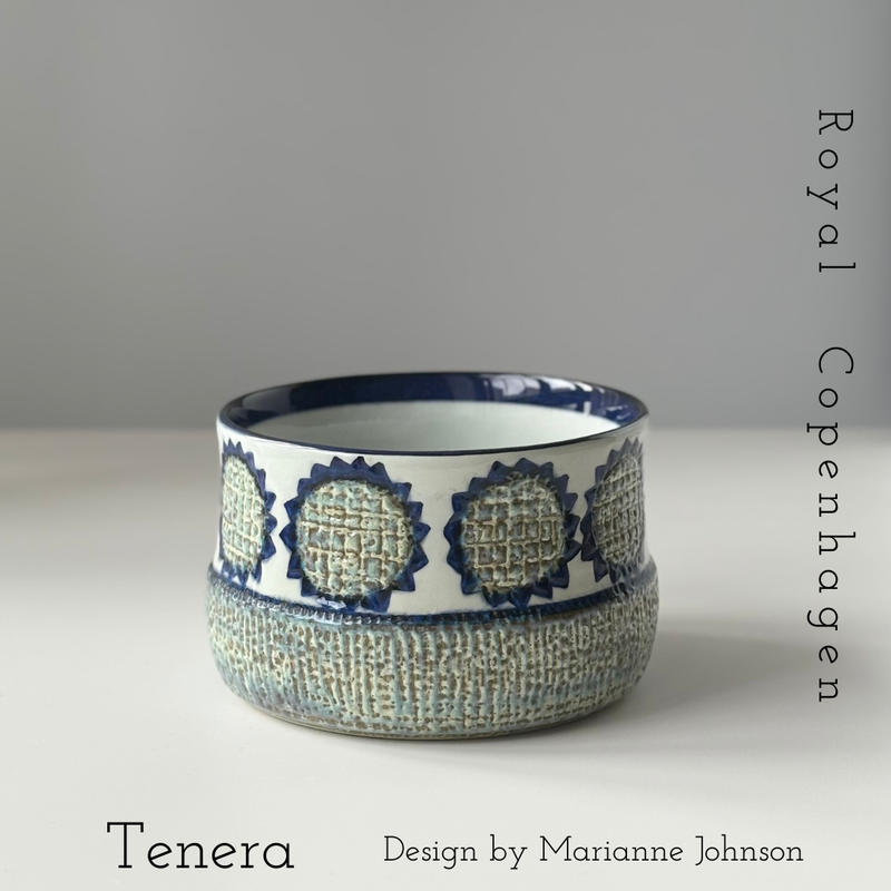【北欧 デンマーク ヴィンテージ】Royal copenhagen (ロイヤルコペンハーゲン) Tenera (テネラ)bowl sunflower MJ
