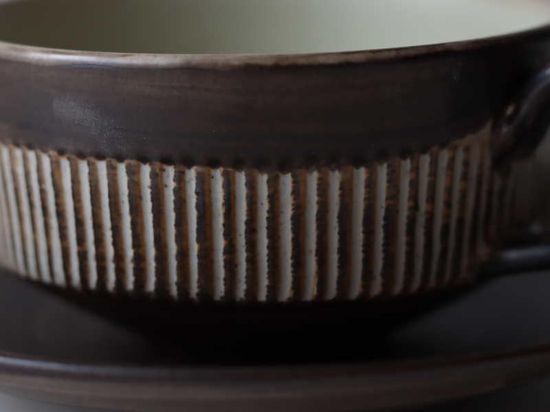 BR denmark Amazonas(アマゾナス) tea cup saucer │ 北欧ヴィンテージ デンマーク 食器 ティーカップ 陶磁器