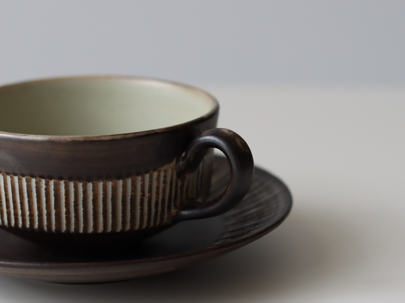 BR denmark Amazonas(アマゾナス) tea cup saucer │ 北欧ヴィンテージ デンマーク 食器 ティーカップ 陶磁器