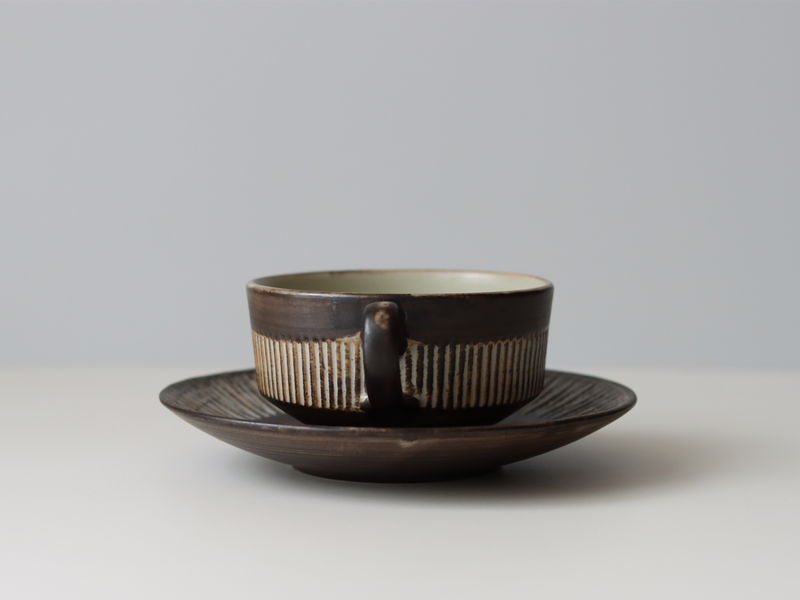 BR denmark Amazonas(アマゾナス) tea cup saucer │ 北欧ヴィンテージ デンマーク 食器 ティーカップ 陶磁器
