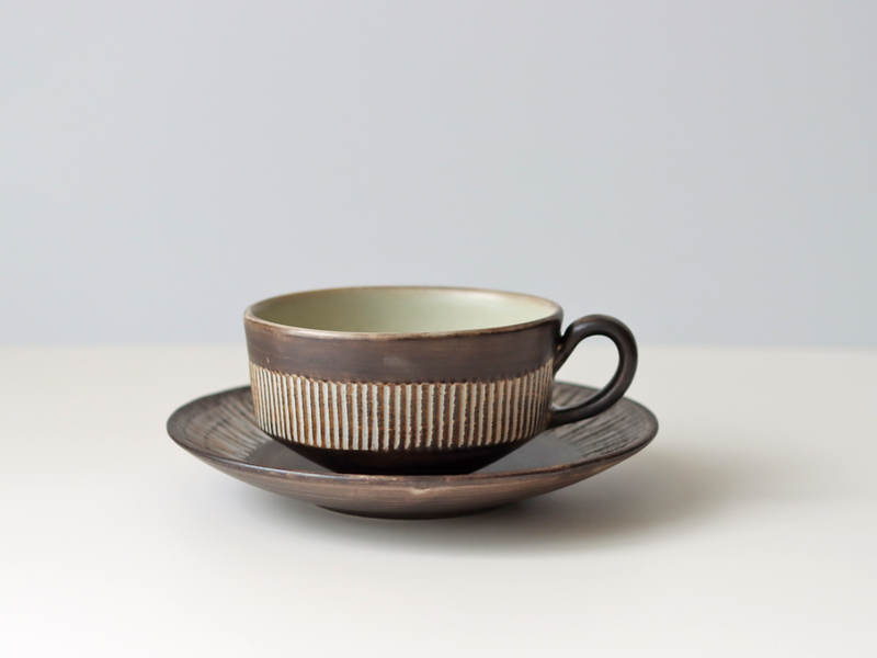 BR denmark Amazonas(アマゾナス) tea cup saucer │ 北欧ヴィンテージ デンマーク 食器 ティーカップ 陶磁器