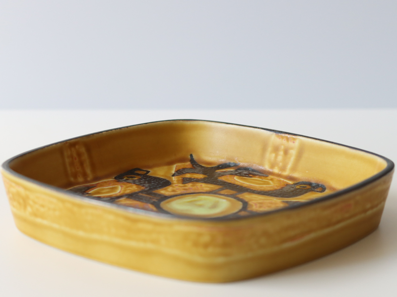 Royal copenhagen (ロイヤルコペンハーゲン) Baca (バッカ) 17cm plate bird 787/2883 │ 北欧ヴィンテージ デンマーク 食器 陶磁器 鳥