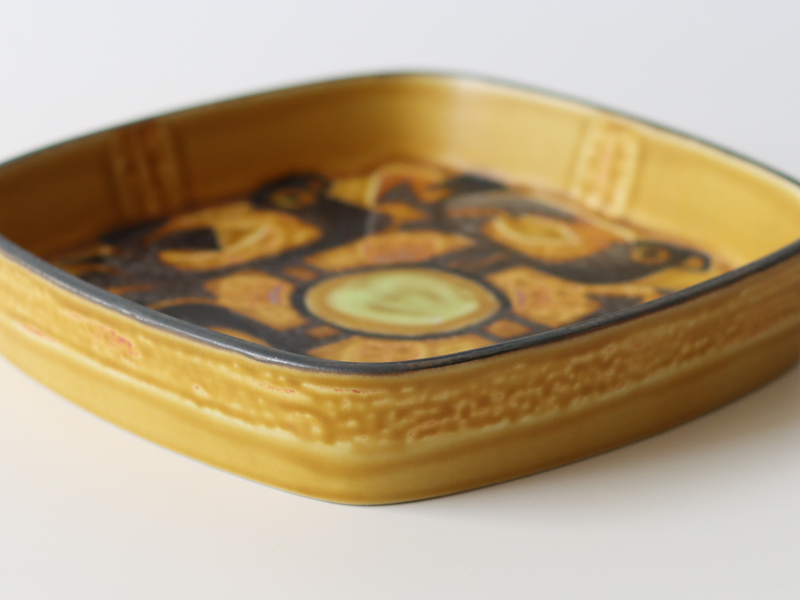 Royal copenhagen (ロイヤルコペンハーゲン) Baca (バッカ) 17cm plate bird 787/2883 │ 北欧ヴィンテージ デンマーク 食器 陶磁器 鳥