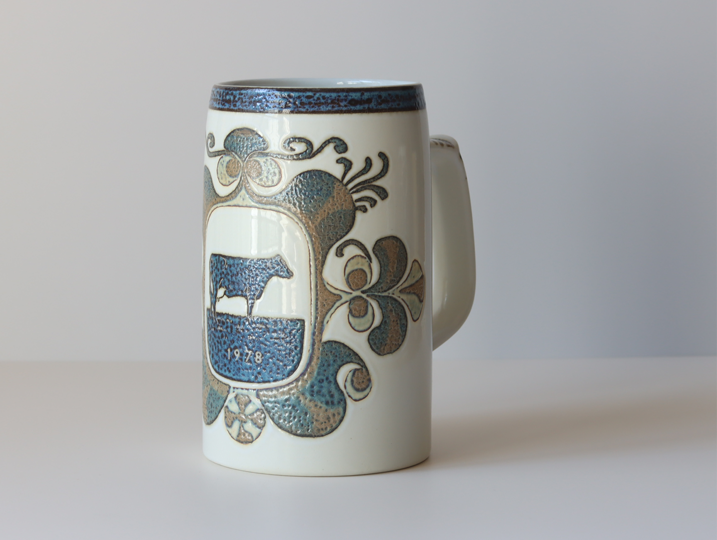 Royal Copenhagen(ロイヤルコペンハーゲン) Tenera マグカップ 牛 1978年 | 北欧ヴィンテージ デンマーク