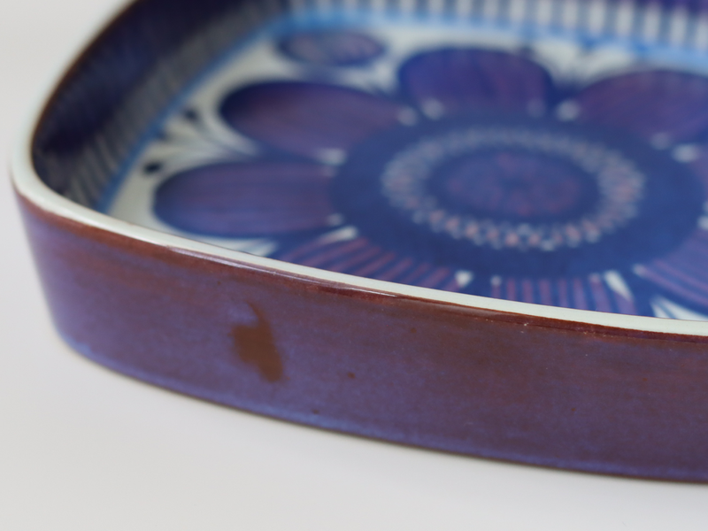 Royal copenhagen (ロイヤルコペンハーゲン) Tenera (テネラ)17cm square plate BB │ 北欧ヴィンテージ デンマーク 食器 プレート 陶磁器