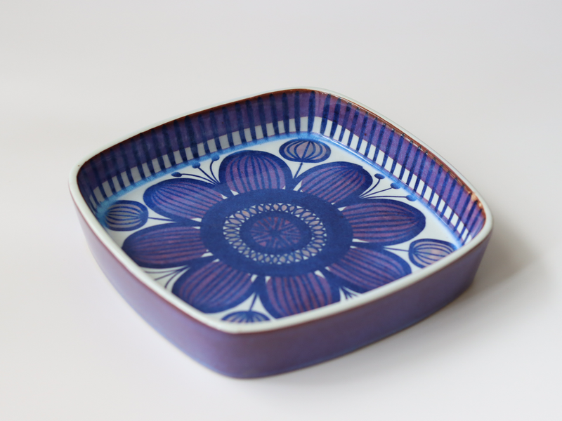 Royal copenhagen (ロイヤルコペンハーゲン) Tenera (テネラ)17cm square plate BB │ 北欧ヴィンテージ デンマーク 食器 プレート 陶磁器