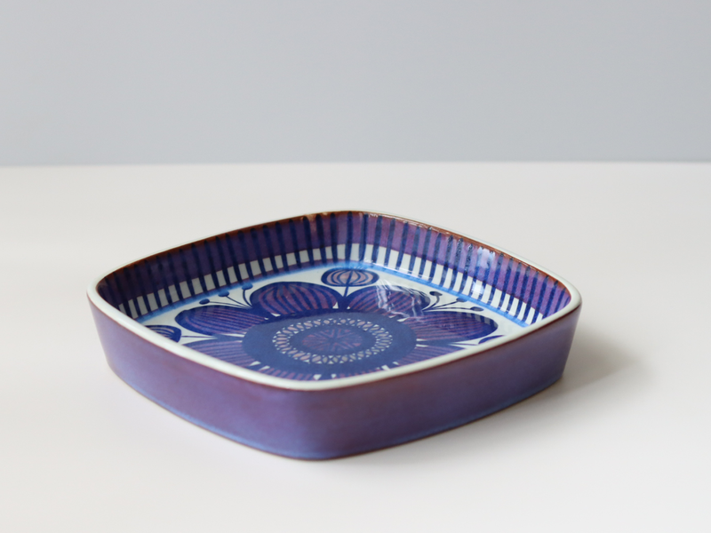 Royal copenhagen (ロイヤルコペンハーゲン) Tenera (テネラ)17cm square plate BB │ 北欧ヴィンテージ デンマーク 食器 プレート 陶磁器