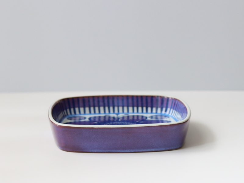 Royal copenhagen (ロイヤルコペンハーゲン) Tenera (テネラ)17cm square plate BB │ 北欧ヴィンテージ デンマーク 食器 プレート 陶磁器