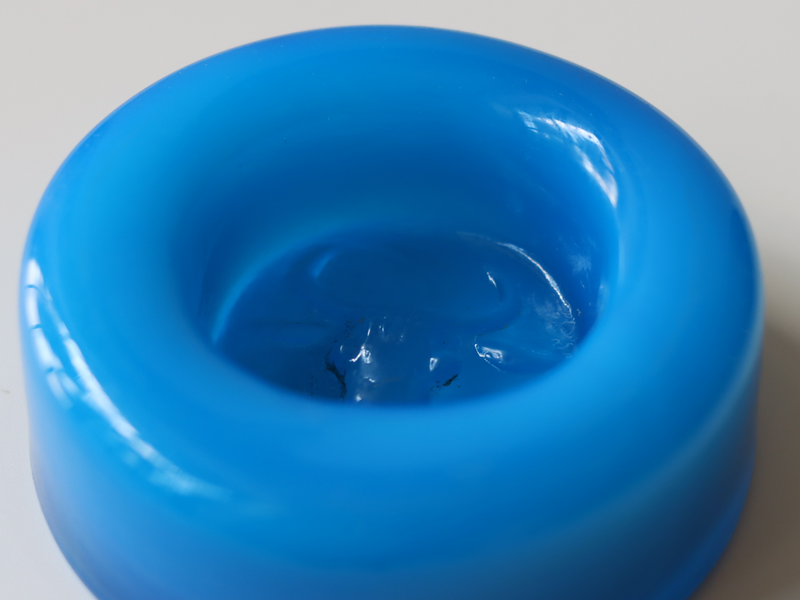 Boda (ボダ)Erik Höglund(エリック・ホグラン)ashtray light blue cow │ 北欧 スウェーデン ヴィンテージ アッシュトレイ 牛 ガラス 2064