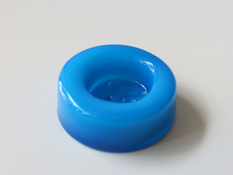 Boda (ボダ)Erik Höglund(エリック・ホグラン)ashtray light blue cow │ 北欧 スウェーデン ヴィンテージ アッシュトレイ 牛 ガラス 2064