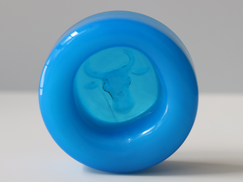 Boda (ボダ)Erik Höglund(エリック・ホグラン)ashtray light blue cow │ 北欧 スウェーデン ヴィンテージ アッシュトレイ 牛 ガラス 2064