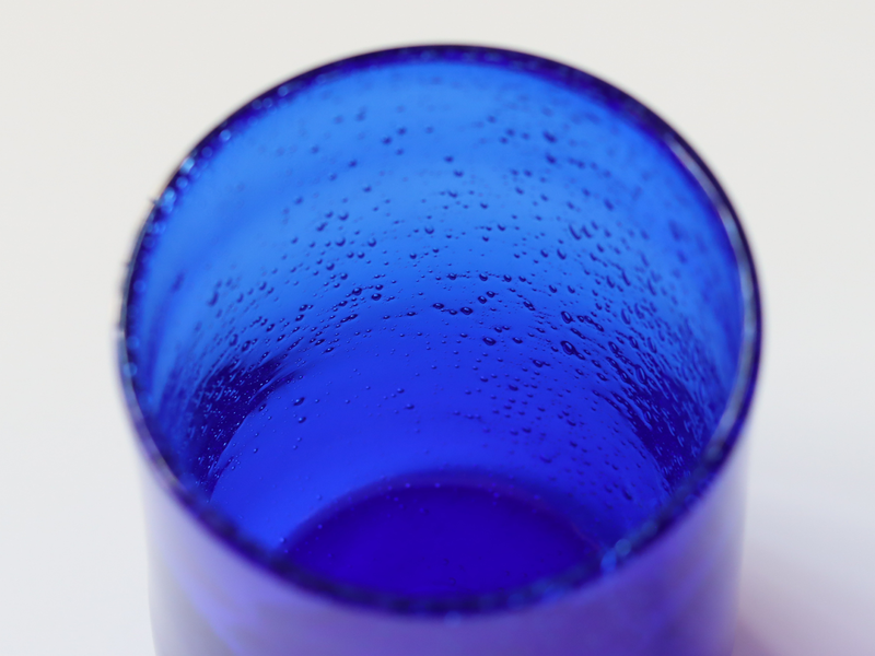 Boda (ボダ)Erik Höglund(エリック・ホグラン)vase blue H16cm │ 北欧 スウェーデン ヴィンテージ ガラスベース 花瓶