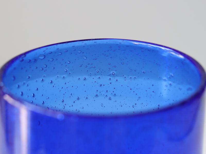 Boda (ボダ)Erik Höglund(エリック・ホグラン)vase blue H16cm │ 北欧 スウェーデン ヴィンテージ ガラスベース 花瓶