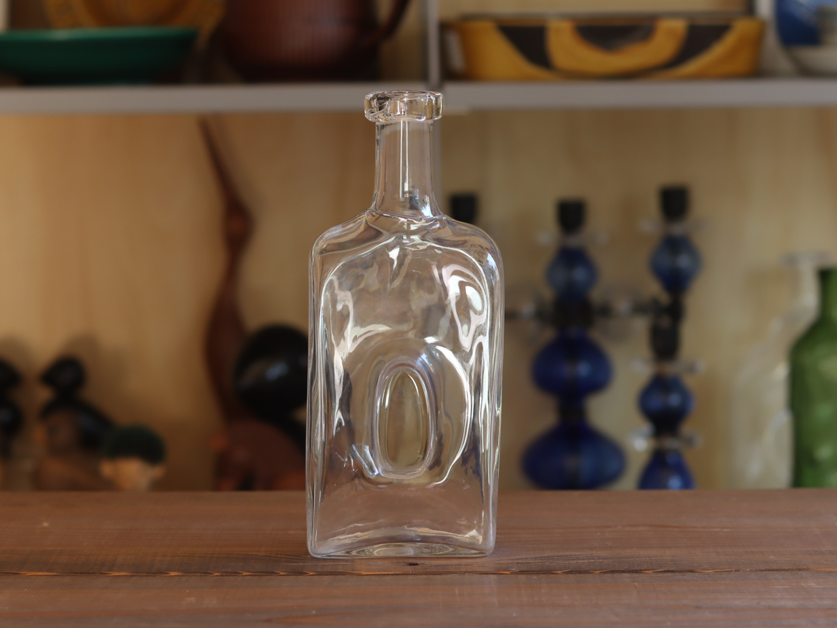 Boda Bottle Clear Medium H1957/124 / Erik Höglund|SWEDEN