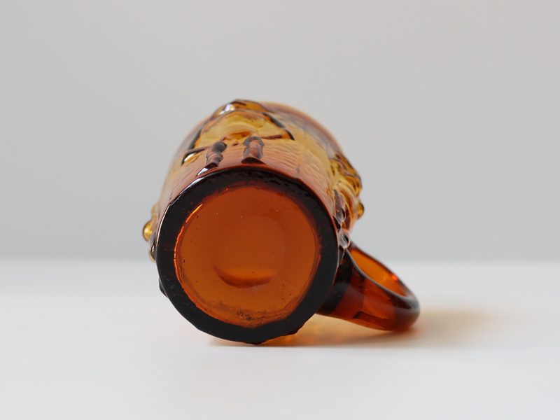 Boda (ボダ)Erik Höglund(エリック・ホグラン)beer mug umber H10.5cm │ 北欧 スウェーデン ヴィンテージ グラス マグ
