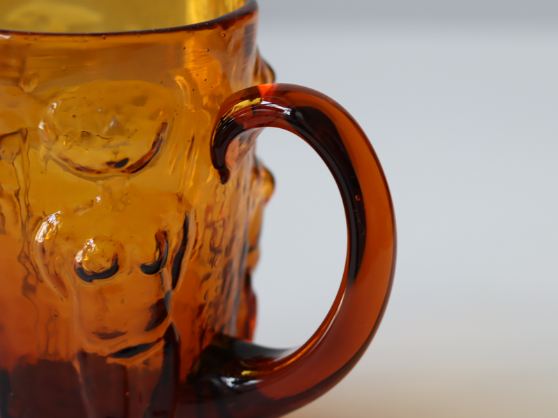 Boda (ボダ)Erik Höglund(エリック・ホグラン)beer mug umber H10.5cm │ 北欧 スウェーデン ヴィンテージ グラス マグ