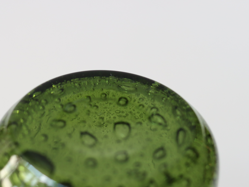 Boda (ボダ)Erik Höglund(エリック・ホグラン)vase green H11cm │ 北欧 スウェーデン ヴィンテージ ガラスベース 花瓶