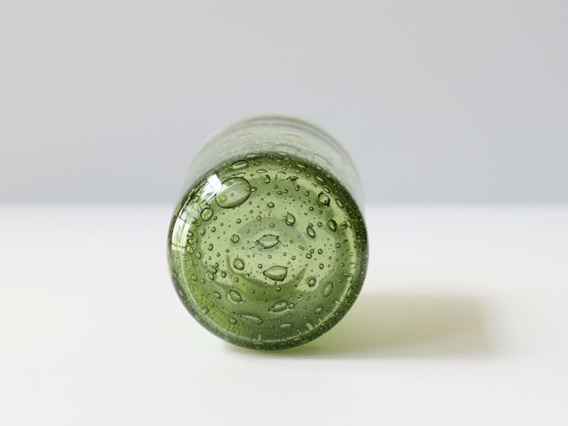 Boda (ボダ)Erik Höglund(エリック・ホグラン)vase green H11cm │ 北欧 スウェーデン ヴィンテージ ガラスベース 花瓶