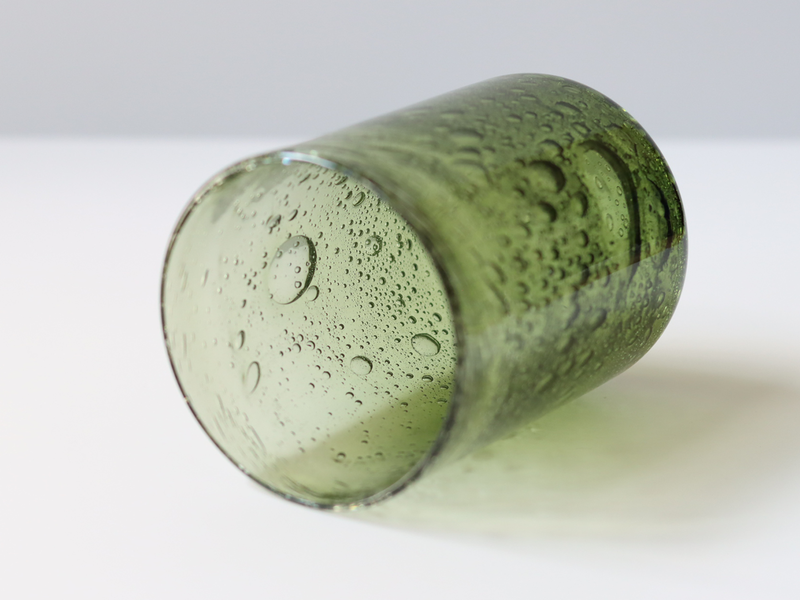 Boda (ボダ)Erik Höglund(エリック・ホグラン)vase green H11cm │ 北欧 スウェーデン ヴィンテージ ガラスベース 花瓶