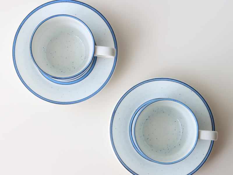 Gustavsberg (グスタフスベリ) Dart(ダート) coffee cup saucer │ 北欧 スウェーデン ヴィンテージ コーヒーカップ 陶磁器