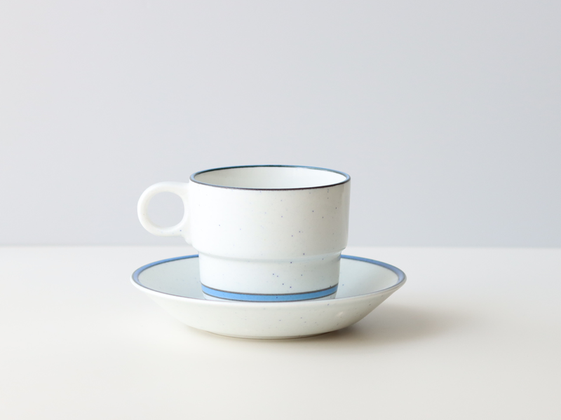 Gustavsberg (グスタフスベリ) Dart(ダート) coffee cup saucer │ 北欧 スウェーデン ヴィンテージ コーヒーカップ 陶磁器