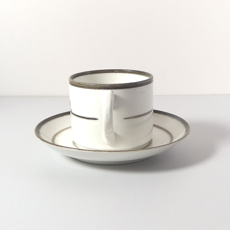【北欧 スウェーデン ヴィンテージ】Rorstrand (ロールストランド) Nordica(ノルディカ)coffee cup saucer