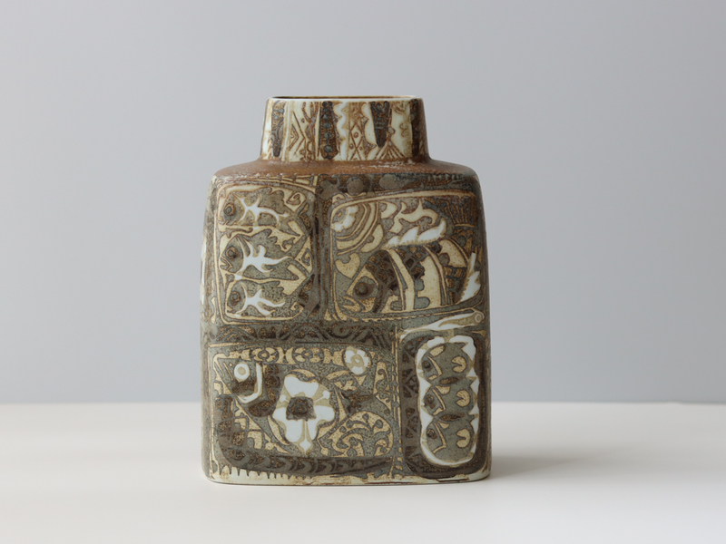Royal copenhagen (ロイヤルコペンハーゲン) Baca (バッカ)vase fish │ 北欧ヴィンテージ デンマーク 花瓶 陶磁器