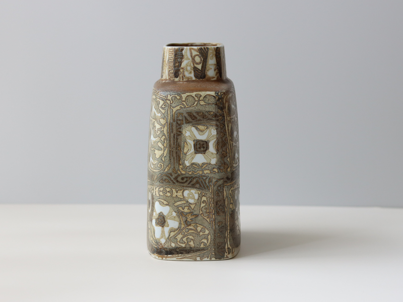 Royal copenhagen (ロイヤルコペンハーゲン) Baca (バッカ)vase fish │ 北欧ヴィンテージ デンマーク 花瓶 陶磁器