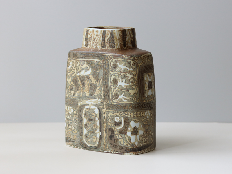Royal copenhagen (ロイヤルコペンハーゲン) Baca (バッカ)vase fish │ 北欧ヴィンテージ デンマーク 花瓶 陶磁器