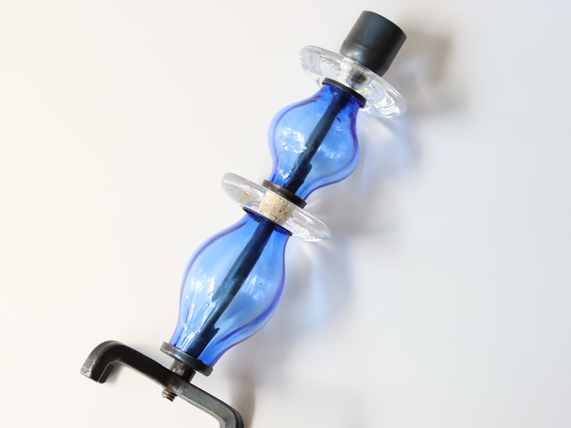 【北欧 スウェーデン ヴィンテージ】Boda (ボダ)Erik Höglund(エリック・ホグラン)candle stand blue